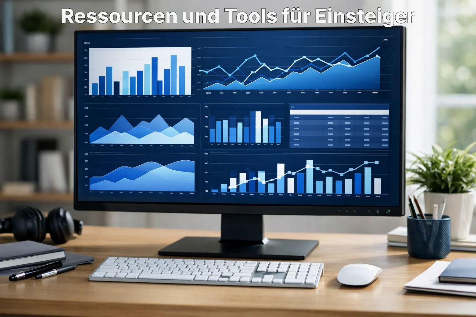 Bildschirm mit Statistik-Dashboard und Handball-Daten